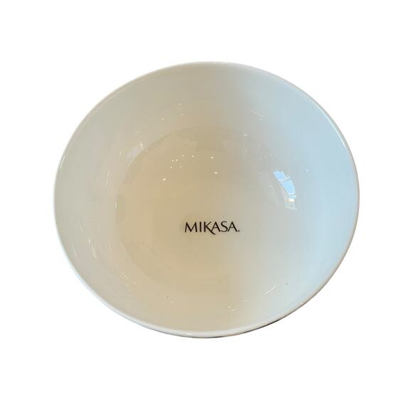 Mikasa PIPPA 
Blue & White Floral Bone China 6" Soup Bowls Set of Four New - Picture 3 of 13